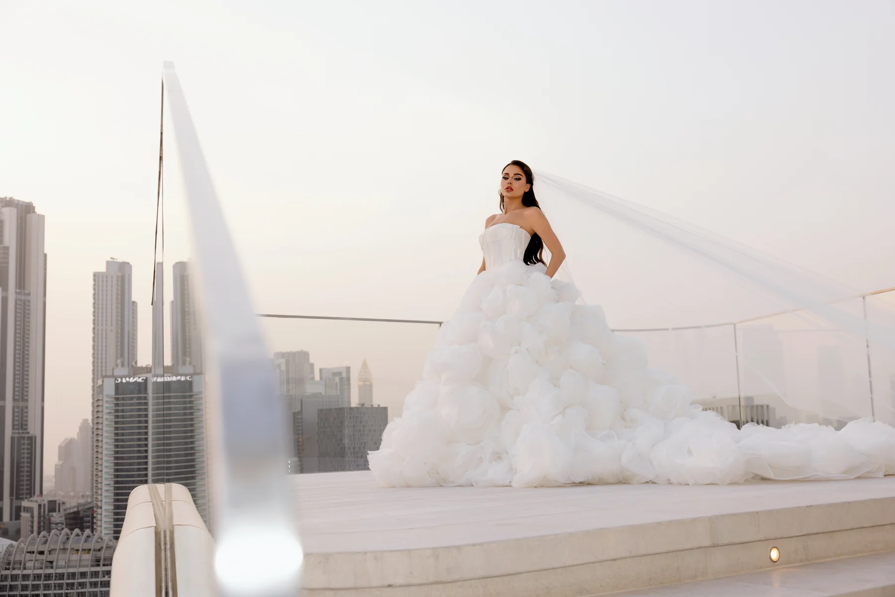 Full-length Contessa bridal campaign look
